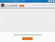 Tablet Screenshot of hopewellmuseum.org